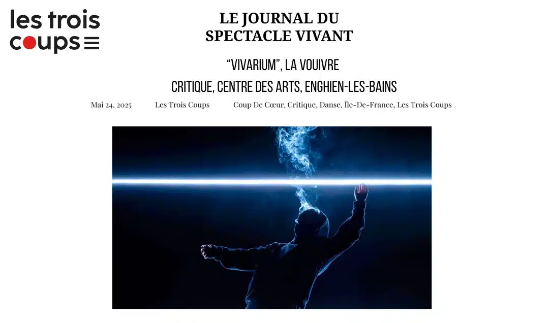 PRESSE : Vivarium dans les Trois Coups